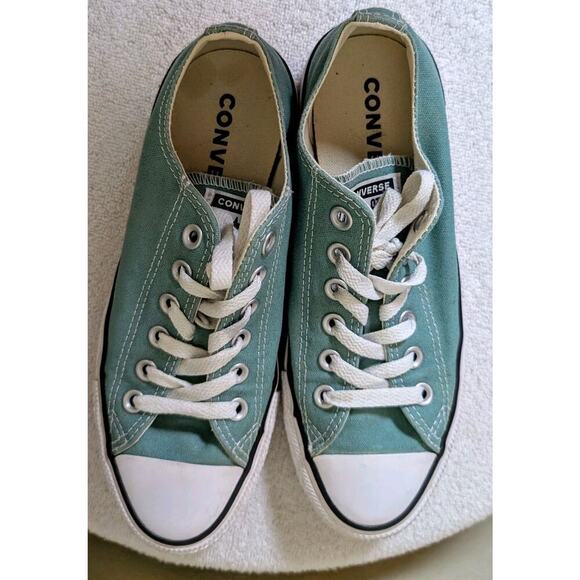 Converse CTAS Chuck Taylor Low Top 163354F Sneaker Green Women’s 7/Men’s 5 - Picture 2 of 10